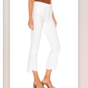 MOTHER Insider Crop Step Fray Jeans in Fairest of Them All SIZE 24